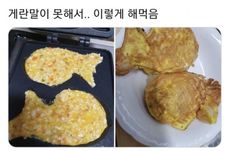 [유머] 계란 말이 못하는데 눈에 띈 것. -  와이드섬