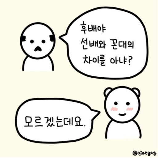[유머] 선배 vs 꼰대의 다른점. -  와이드섬