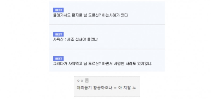 [유머] 충의 의미를 풀어 본다. -  와이드섬