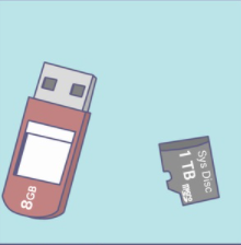 [유머] 살좀 빼라던 USB. -  와이드섬